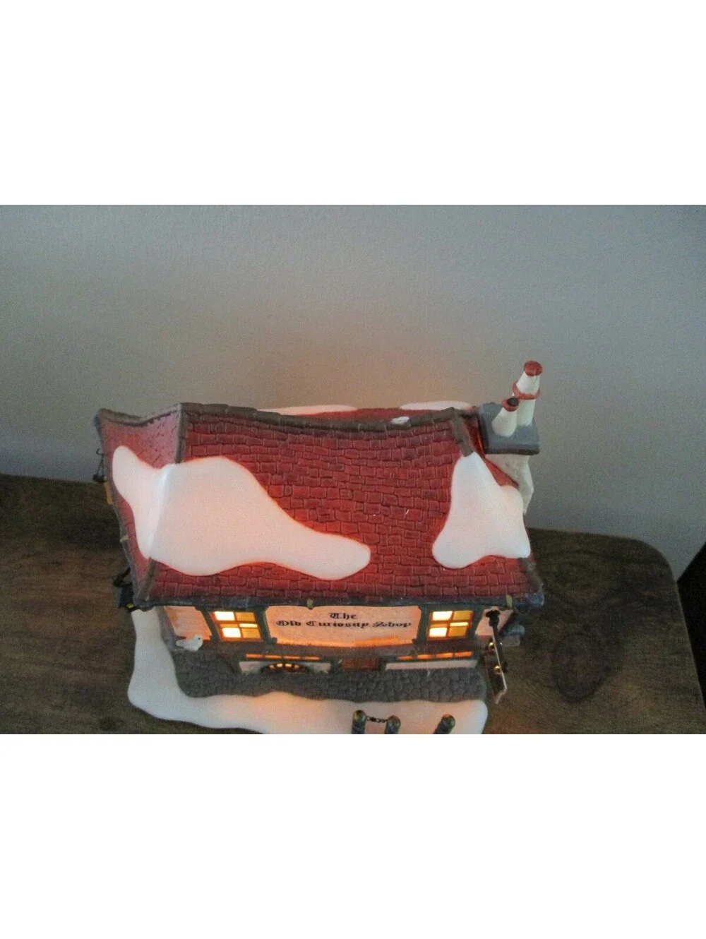 Vintage Dept 56 The Old Curiosity Shop Lighted Dickens Village Christmas House